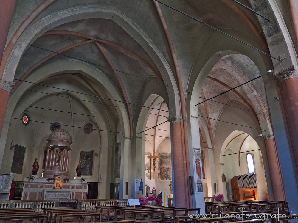 Milan (Italy) - Interior of the Church of Santa Maria Incoronata